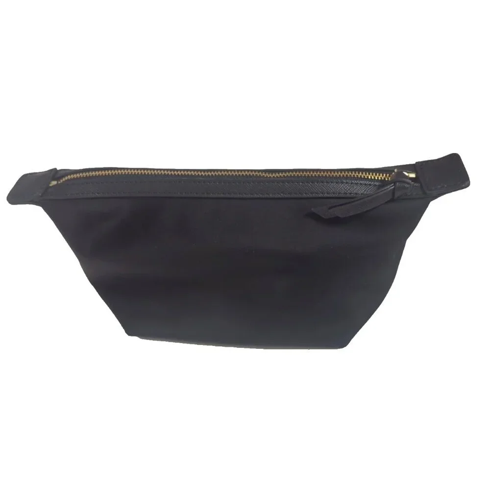Kate Spade Jodi Wilson Road Black Nylon Accessory Pouch Makeup‎